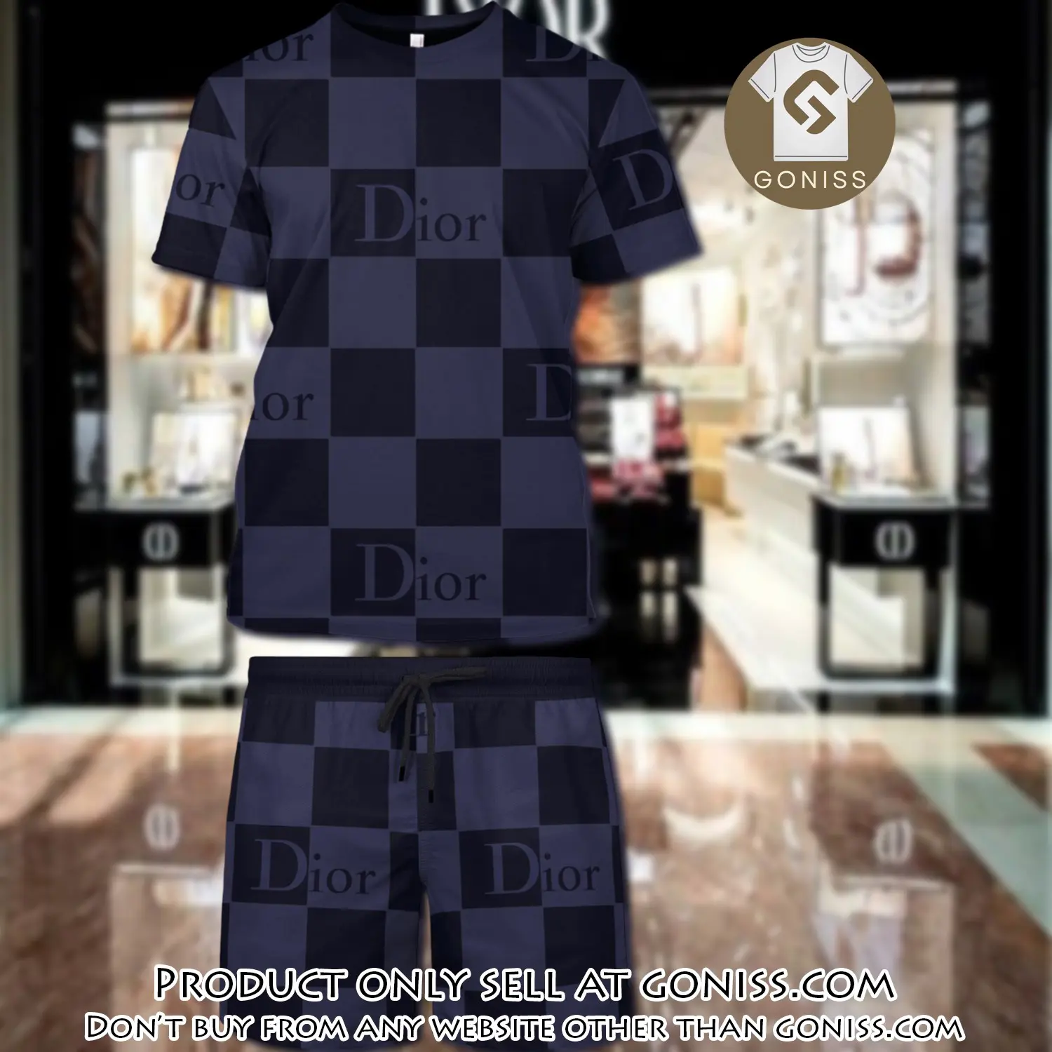 Dior combo unisex tshirt & short limited luxury outfit cts1007 gn0442813